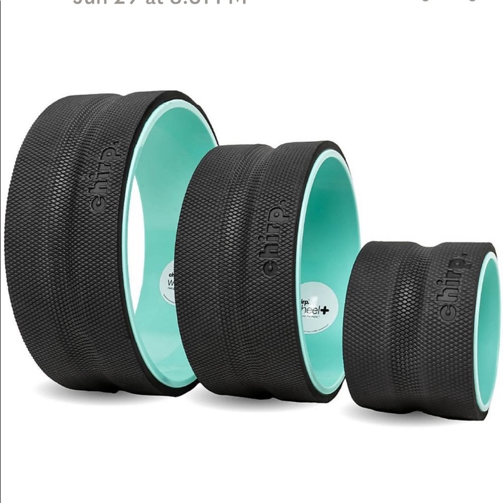 Chirp Wheel set of three. Used twice. Cleaned and sanitized.